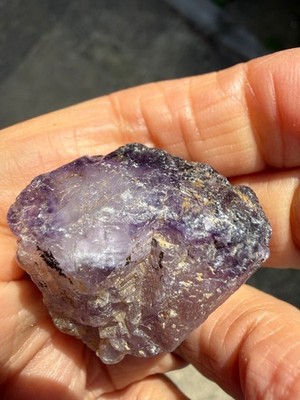 Blue John Fluorit Kristall Natur Castleton Derbyshire Treak Cliff grob 22,3 g