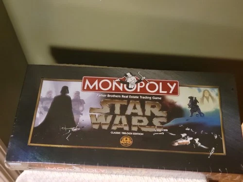 BRAND NEW VINTAGE 1997 STAR WARS CLASSIC TRILOGY EDITION MONOPOLY BOARD GAME