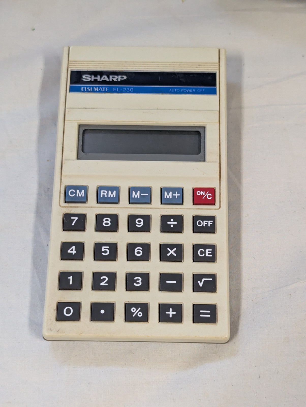 Sharp Calculator Elsimate EL-230 Working Vintage 80’s Retro-image