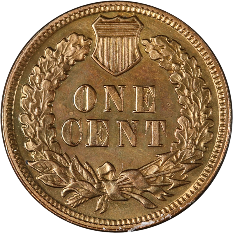 Centavo indio 1890 buena prueba gran atractivo visual fuerte golpe Foto 2 de 2