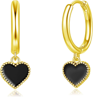Ohrringe Silber 925 FüR Damen, Sterling Silber Creolen Mit AnhäNger | Creolen Si