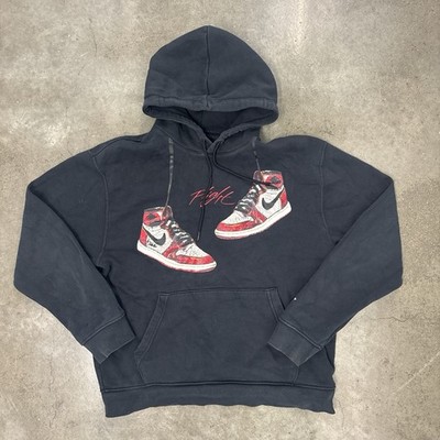 Vintage Jordan 1 Lost and Found Hoodie Sweatshirt Size M