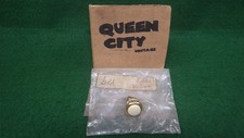 NOS Vintage Nutone Round Door Bell Pushbutton Ivory Gold Tone MCM