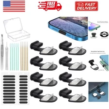 8PCS USB Type C Anti Dust Plugs Cover, C-Type Port Dust Plug, USB C Dust Cove...