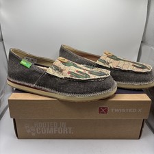 Twisted X WCL0010 Women  s Slip On Loafers Dust Cactus Print Size 5.5 M NIB