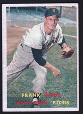 1957 Topps #168 Frank Lary (ex)