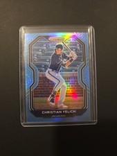 2021 Panini Prizm - Tier III Christian Yelich #242 Blue & Carolina Blue Prizm