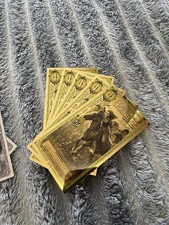 1 Oklahoma Goldback X 5 Note 1/1000 24ct Gold Notes