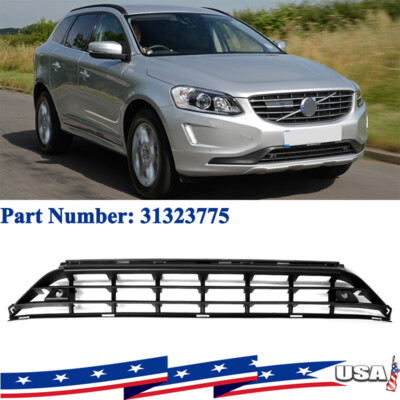 For 2014-2017 Volvo XC60 Front Bumper Lower Grille Grill Textured Black ...