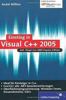 Einstieg in Visual C++ 2005: Inkl. Microsoft Visual C++ ... | Buch | Zustand gut