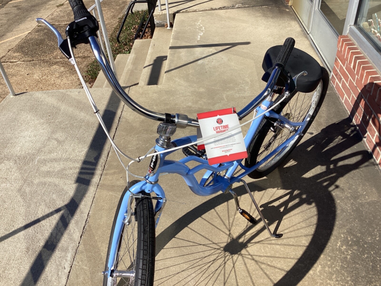 Schwinn Cruiser Bike for Adult Men and Women Medium Step thr