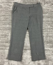 Worthington Pants Womens 12 Gray Modern Fit Straight Leg Casual