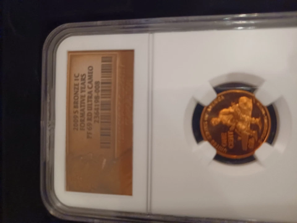 2009 Bicentennial & Chronical Set 4 BRONZE 1C NGC PF69RD & 1 P LINCOLN S$1 PF69 - Image 3 of 4
