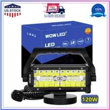 WFPOWER 120W Portable LED Work Light,Magnetic Base,Waterproof Flood & Spot Light