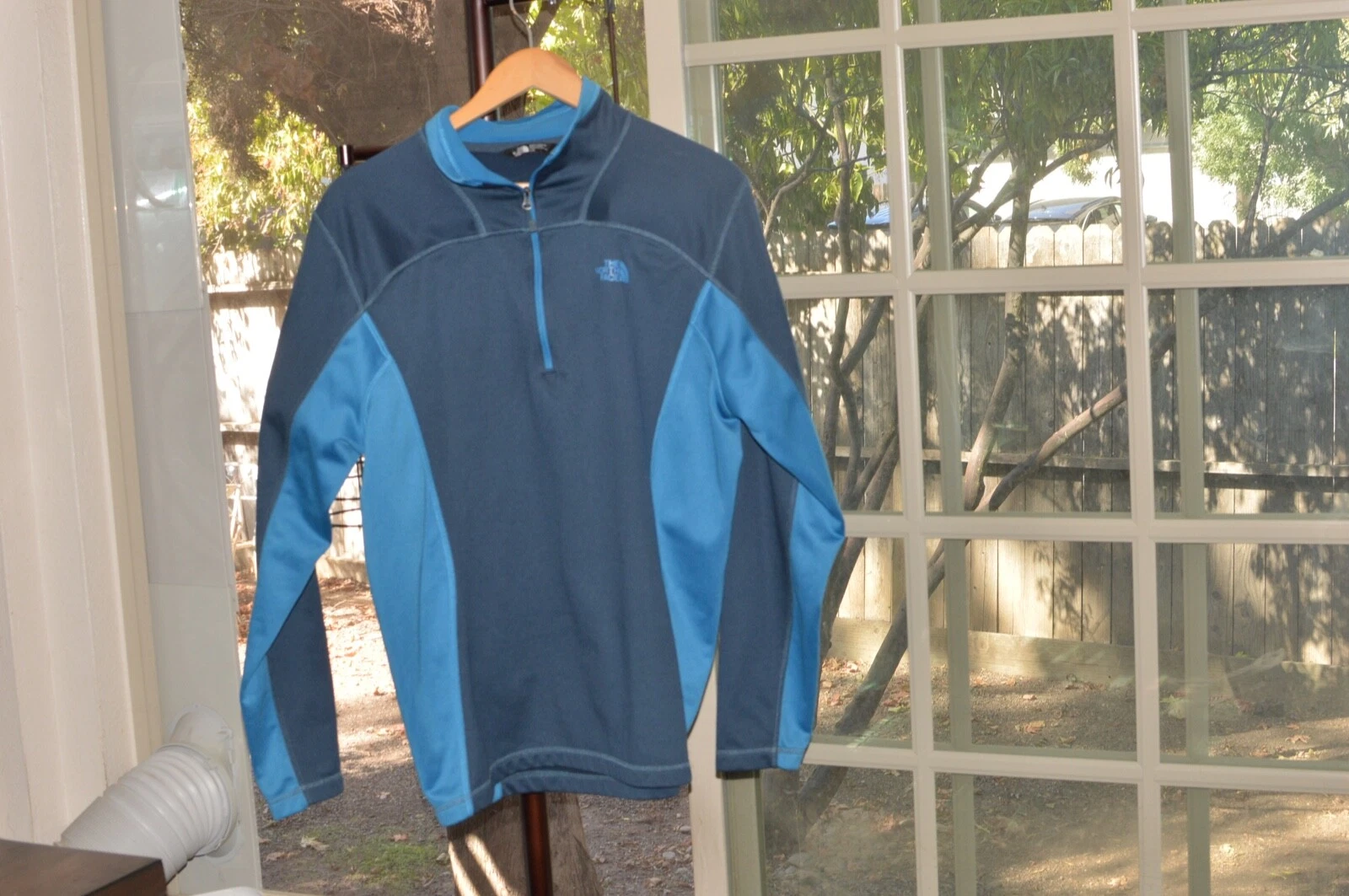 North Face Sweater Mens Large Outdoor Half Zip Fleece Pullover/