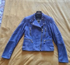 Womans Belstaff Soft Suede Leather Jacket