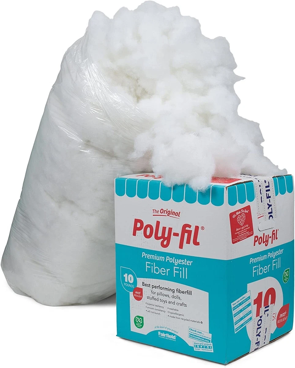 POLYESTER FIBER STUFFING Pillow Filling Washable Polyfill Crafts