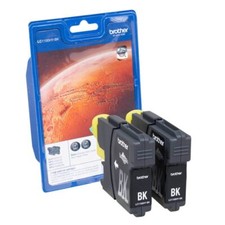 brother LC-1100HYBK czarne wkłady do drukarek, zestaw 2 szt.