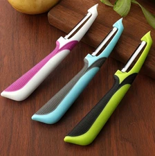 1pc Multifunctional Vegetable Peeler - Ideal for Peeling and Slicing Fruits, NEW