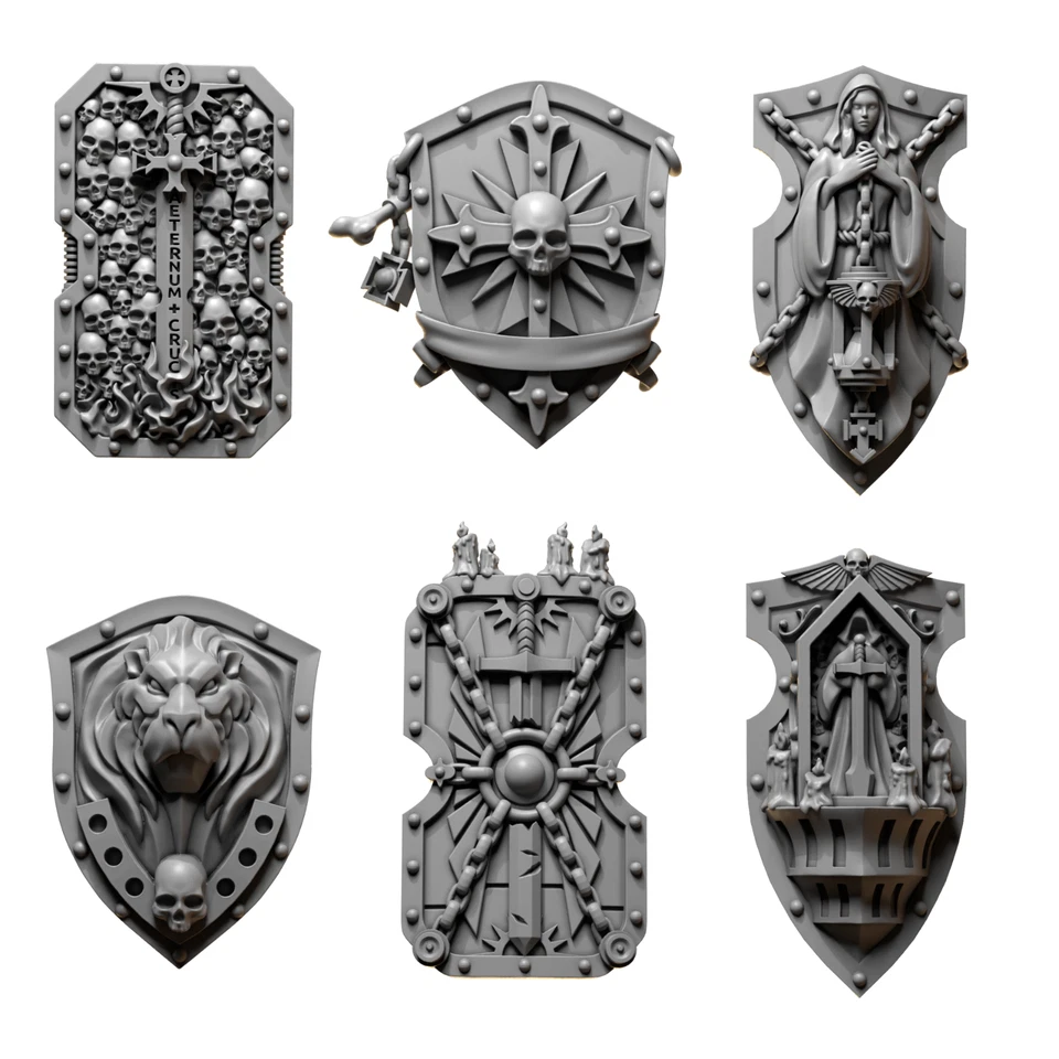 GREYTIDE STUDIOS Eternal Pilgrims - Shields Marine Upgrade Kit