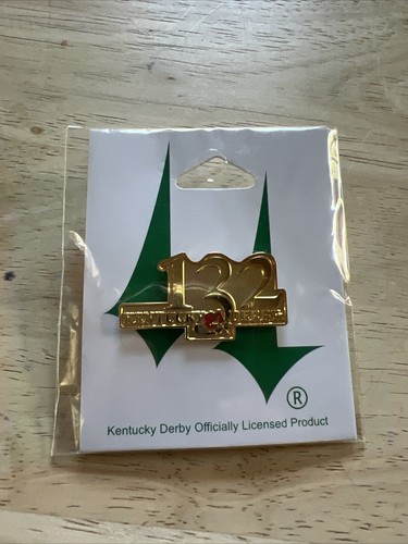 Kentucky Derby Pin 132 Lapel Pin 2006 Vintage Rose Churchill Downs Horse Racing