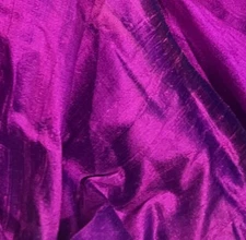 Purple Iridescent 100% Silk Dupioni Fabric 54” wide Sold By The Yard