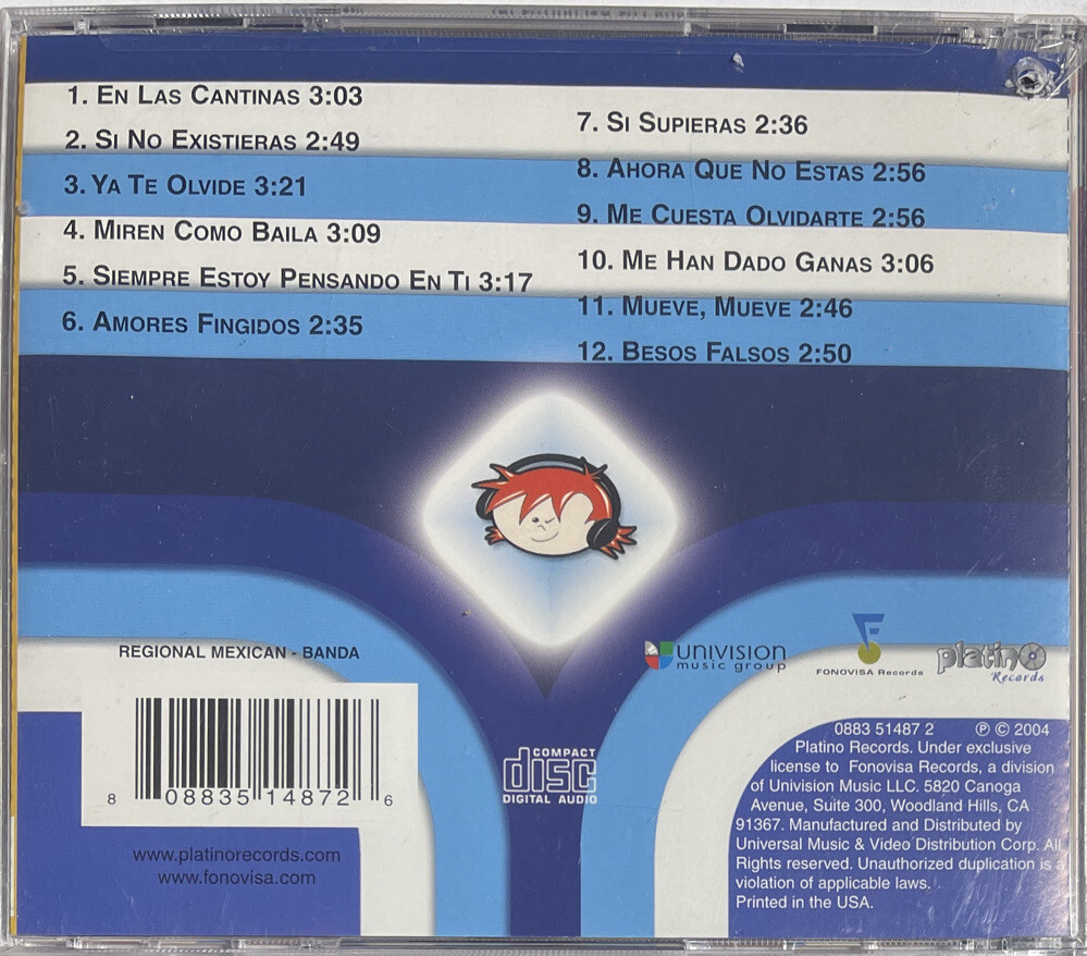 Si No Existieras by Banda los Recoditos (Latin) (CD, Aug