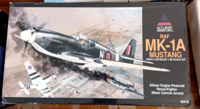 1:48 RAF MK-1A Mustang Accurate Miniatures 3410 sehr selten