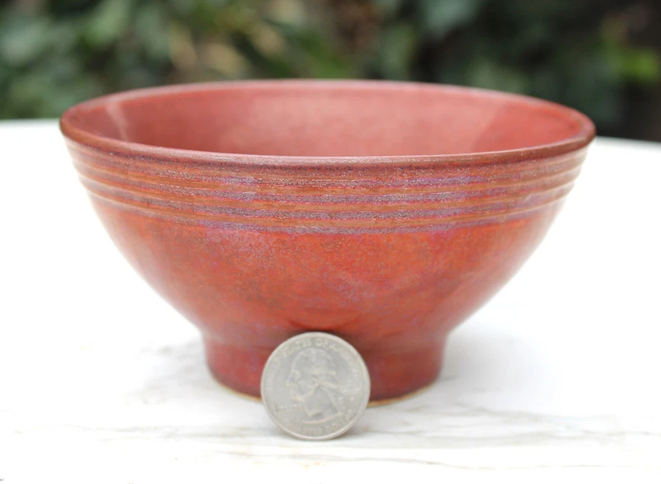 2 cuencos de arroz integral Ohata de cerámica satinada estilo japonés Foto 4 de 4