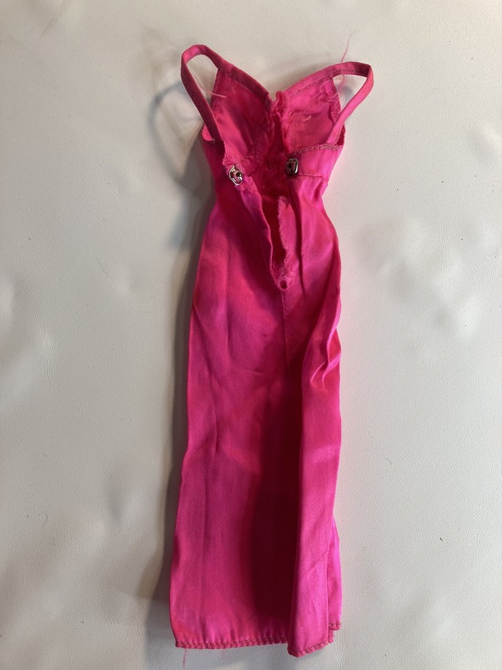 Barbie super star era 77 vintage fashion doll pink satin gown eBay