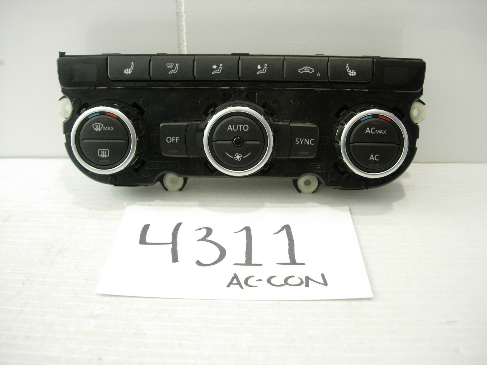 2013 Volkswagen CC AC and Heater Control Used Stock #4311-AC 
