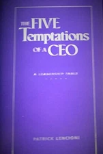 The Five Temptations of a CEO - Hardcover - VERY GOOD