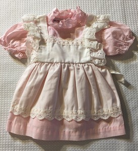 girls white pinafore