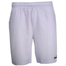 diadora Core Bermuda Tennis Shorts Mens White Casual Athletic Bottoms 179128-200