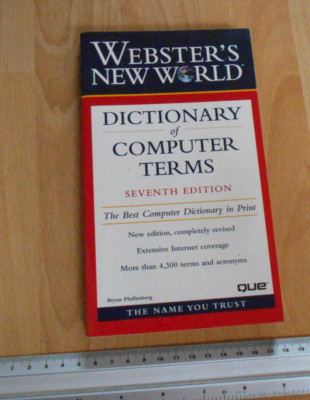 Webster's New World Dictionary of Computer Terms 7th Edition