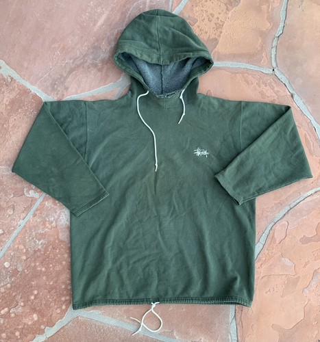 Stussy | Sudadera con Capucha Basic - Verde Oscuro | 12 Pulgadas
