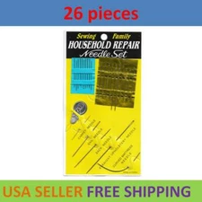 Curved Mattress Needles Hand Sewing Needle for Household Upholstery Repair 26pcs