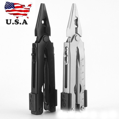 13 In1 Outdoor MULTI PLIER 600 DET STAINLESS MULTI FUNCTION TOOL Gifts ﻿New