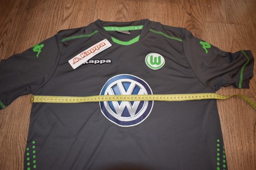 WOLFSBURG 2014 2015 TRAINING KAPPA FOOTBALL JERSEY SOCCCER SHIRT MEN SIZE M - Picture 3 of 17