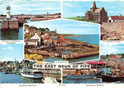 alte AK The East Neuk of Fife 5 Ansichten 1971 gelaufen Ansichtskarte E3611c