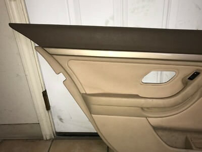 1997-2003 BMW E39 528i 525i 540i 530i Left Rear Door Panel Tan