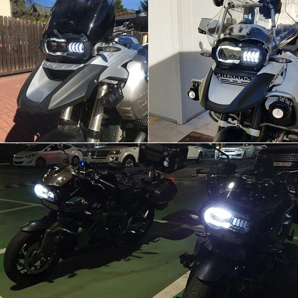 Faro LED para BMW R1200 GS 2005-2012 R1200GS Adventure 2006 2007-2013 DRL Foto 4 de 4