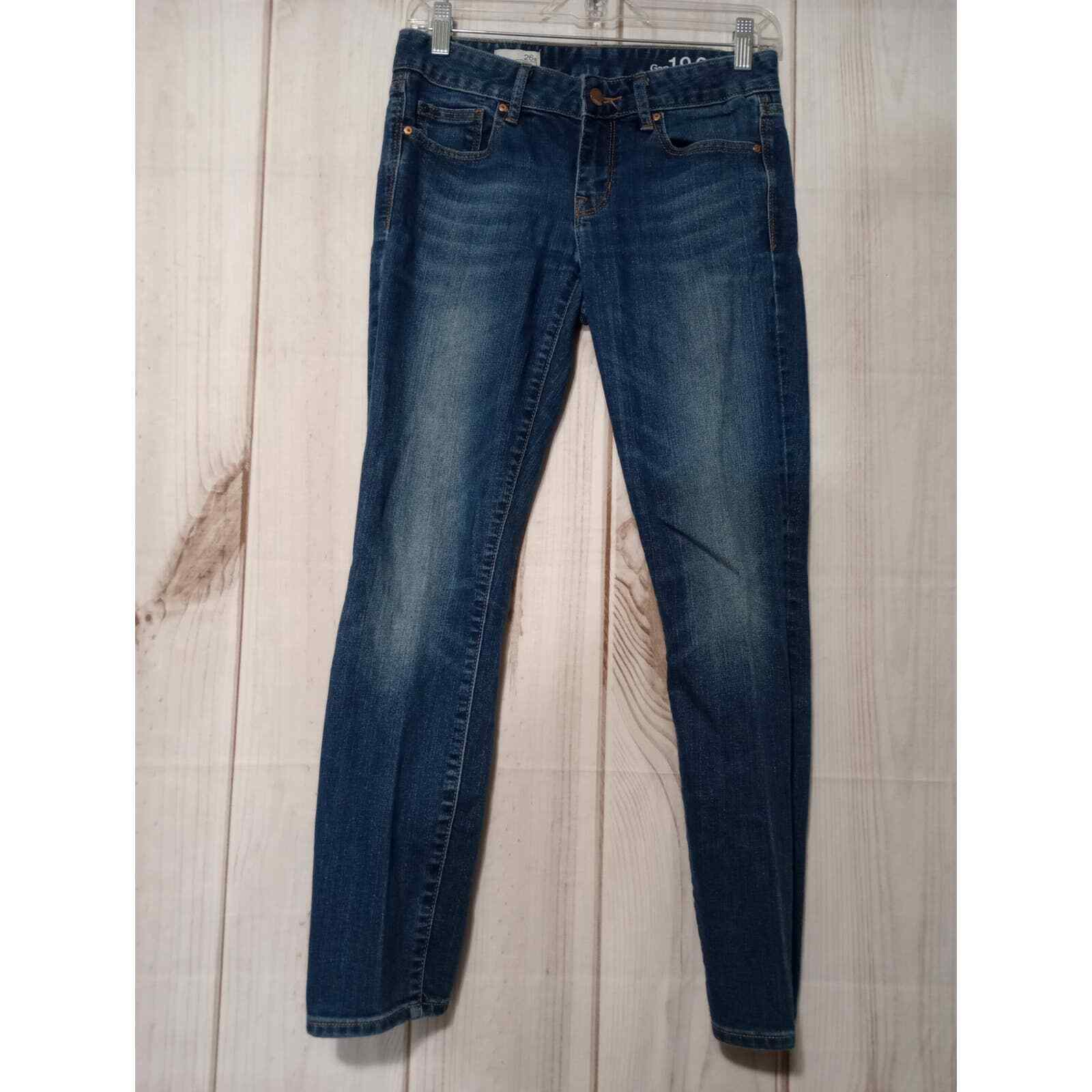 Gap 1969 Always Skinny Medium Wash Blue Denim Jeans Women Size 26S