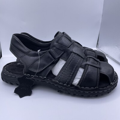 PARRAZO leather fisherman comfortable black sandals Size 9.5 PARRAZO leather fisherman comfortable black sandals Size 9.5  main image 3
