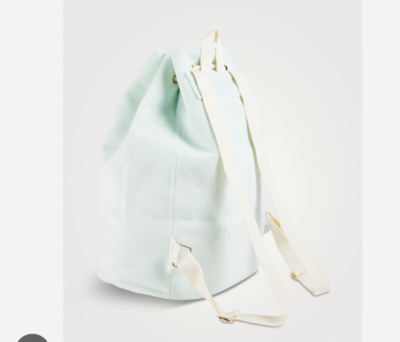 Stoney Clover Lane Terry Drawstring Bag Backpack SCL Bag Beach Mermaid Sebastian Stoney Clover Lane Terry Drawstring Bag Backpack SCL Bag  main image 2