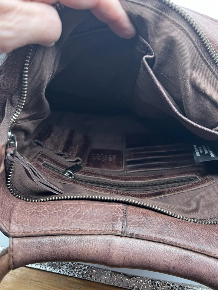 Bolso de mano de cuero Latico Herring Bone Dalton Foto 4 de 4