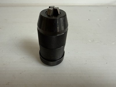 Rohm Supra-I Heavy Industrial Keyless Drill Chuck  Capacity 3/8-24 Thread USED