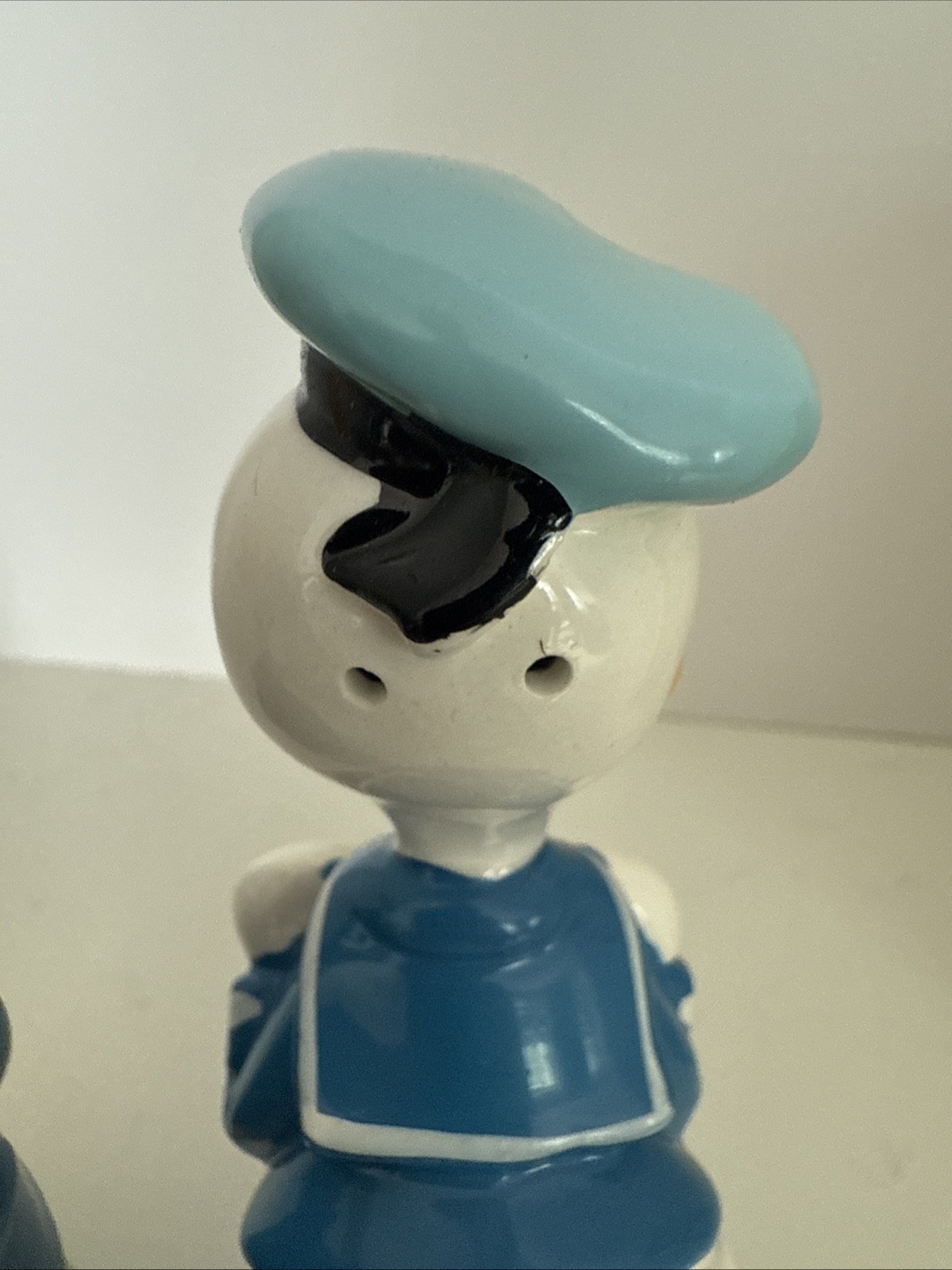 Vintage Walt Disney Donald Duck & Ludwig Von Drake Salt & Pepper Shakers W/ Box