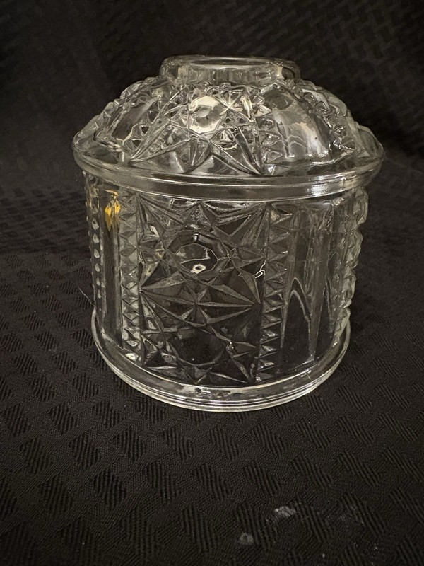 Clear Stars And Bars Fairy Lamp Shade/TOP ONLY Replacement Piece *read*
