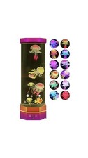 Jellyfish Lava Mood Lamp LED Extra Big 15 Tall Jellyfish Fish Aquarium New